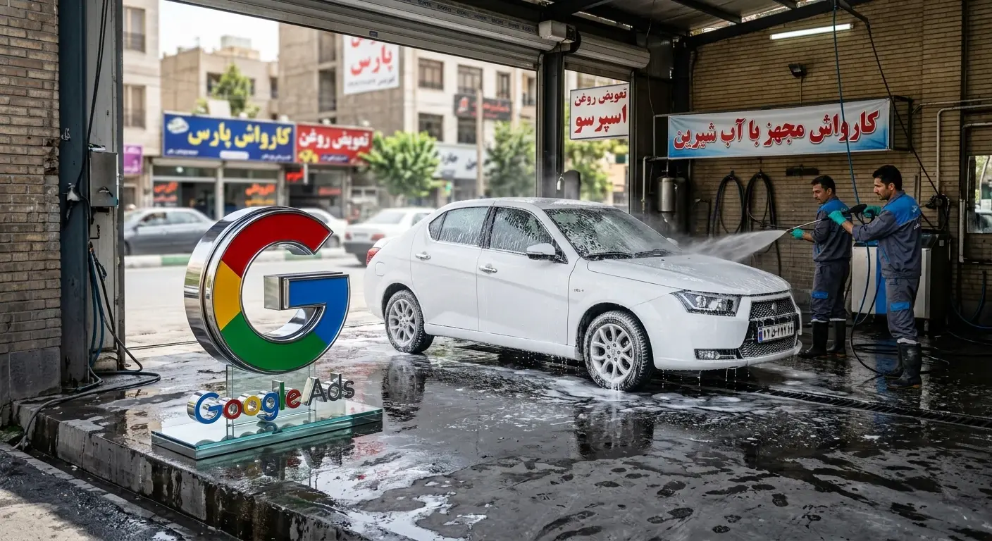 تبلیغات در گوگل کارواش