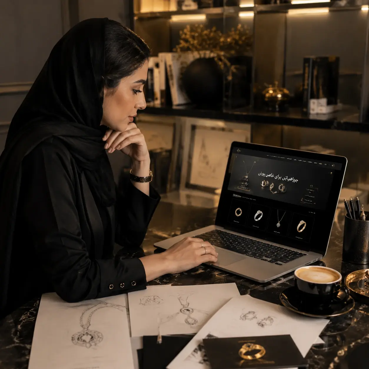 طراح سایت طلا فروشی